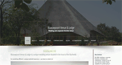 Desktop Screenshot of blaauwpoort.co.za
